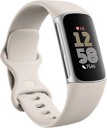 Google Fitbit Charge 6 Pulsera de actividad con 6 meses de suscripción al servicio Premium incluidos, 7 días de batería, Google Wallet y Google Maps